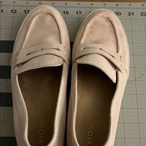 Vionic Blush Suede Loafers